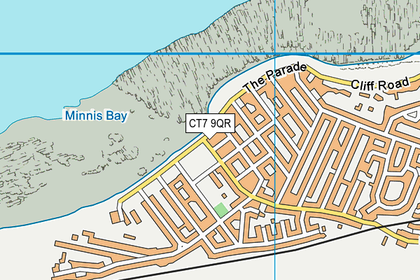 CT7 9QR map - OS VectorMap District (Ordnance Survey)