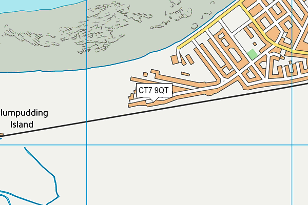 CT7 9QT map - OS VectorMap District (Ordnance Survey)