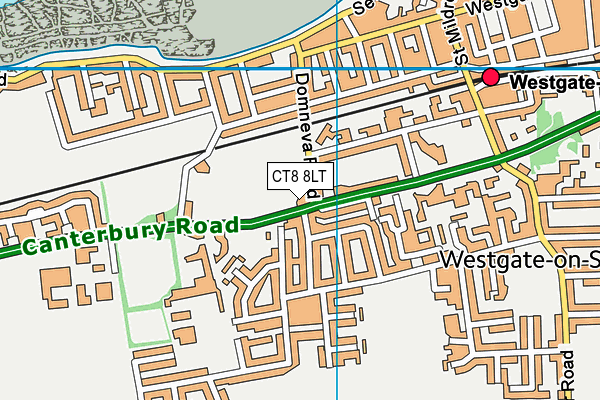 Westgate And Birchington Golf Club map (CT8 8LT) - OS VectorMap District (Ordnance Survey)