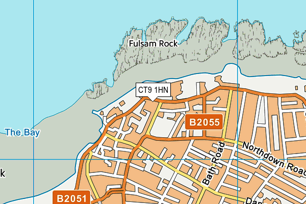 CT9 1HN map - OS VectorMap District (Ordnance Survey)