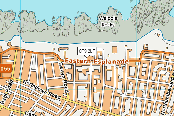 CT9 2LF map - OS VectorMap District (Ordnance Survey)