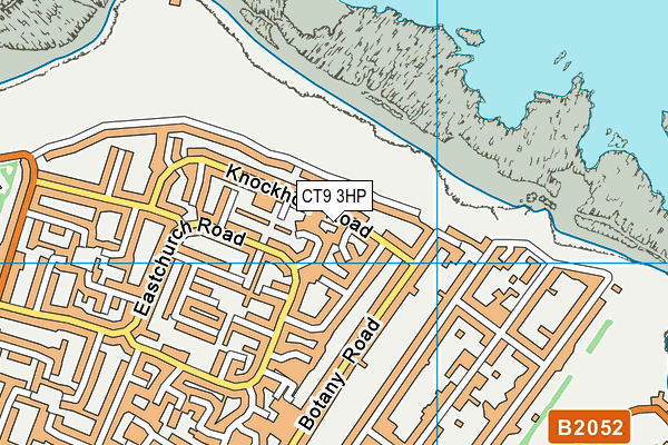 CT9 3HP map - OS VectorMap District (Ordnance Survey)