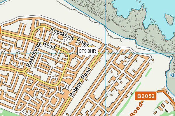 CT9 3HR map - OS VectorMap District (Ordnance Survey)