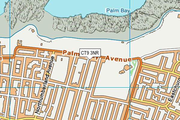 CT9 3NR map - OS VectorMap District (Ordnance Survey)