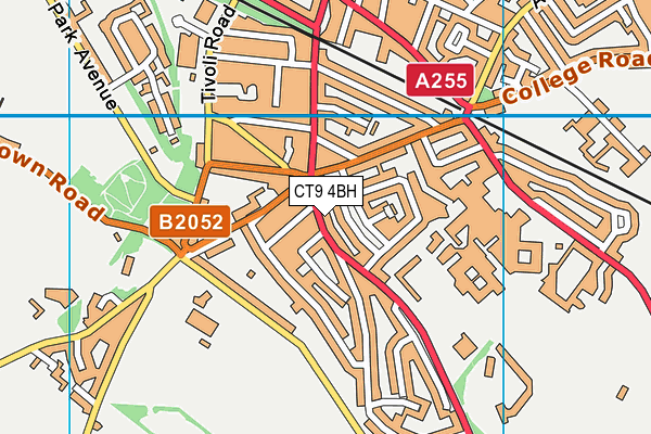 CT9 4BH map - OS VectorMap District (Ordnance Survey)