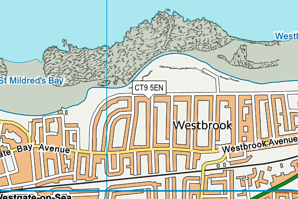 CT9 5EN map - OS VectorMap District (Ordnance Survey)