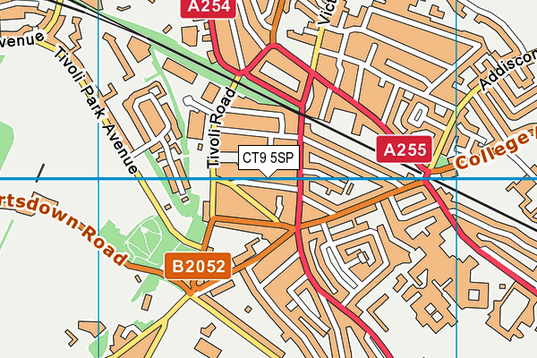CT9 5SP map - OS VectorMap District (Ordnance Survey)