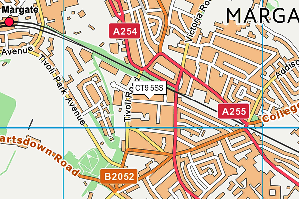 CT9 5SS map - OS VectorMap District (Ordnance Survey)