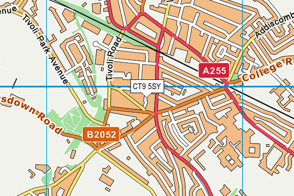 CT9 5SY map - OS VectorMap District (Ordnance Survey)