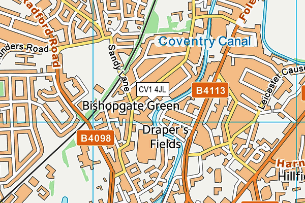 Map of CURRANT LIVE LTD at district scale