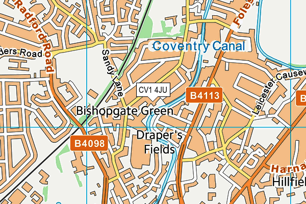 Map of COVENTRY AND RUGBY GP ALLIANCE LIMITED at district scale