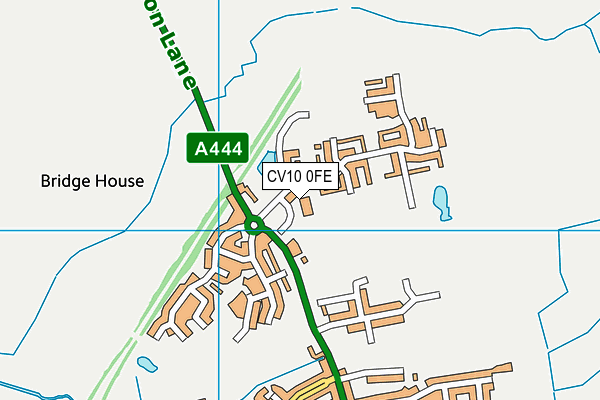 CV10 0FE map - OS VectorMap District (Ordnance Survey)