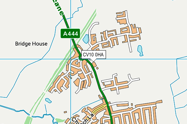 CV10 0HA map - OS VectorMap District (Ordnance Survey)