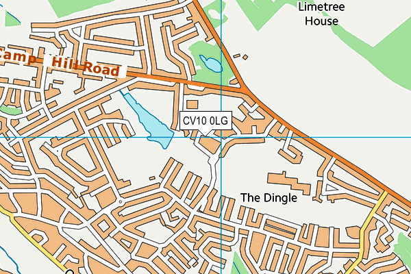 CV10 0LG map - OS VectorMap District (Ordnance Survey)