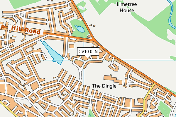 CV10 0LN map - OS VectorMap District (Ordnance Survey)