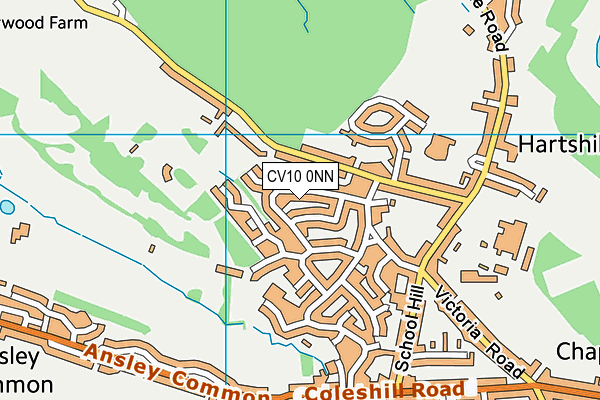 CV10 0NN map - OS VectorMap District (Ordnance Survey)