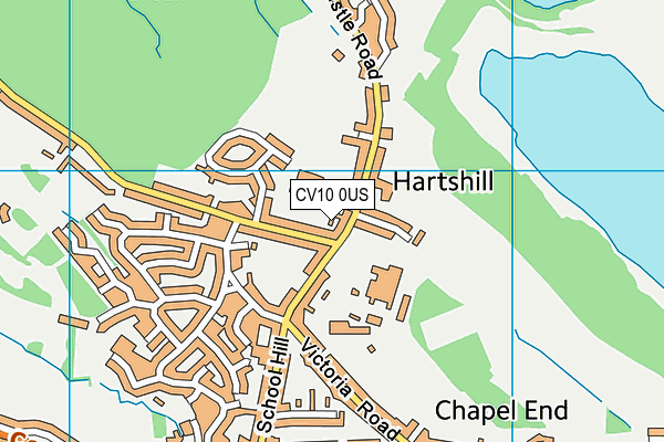 CV10 0US map - OS VectorMap District (Ordnance Survey)