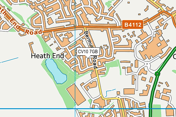 CV10 7GB map - OS VectorMap District (Ordnance Survey)