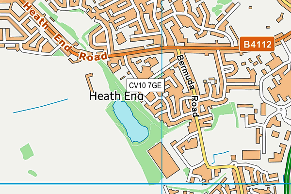 CV10 7GE map - OS VectorMap District (Ordnance Survey)