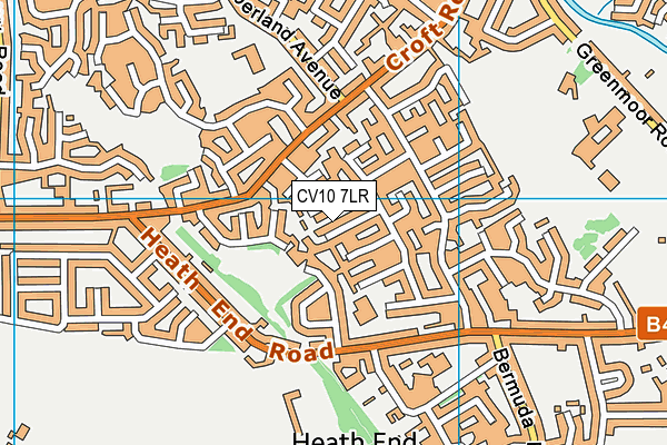 CV10 7LR map - OS VectorMap District (Ordnance Survey)