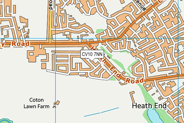 CV10 7NN map - OS VectorMap District (Ordnance Survey)