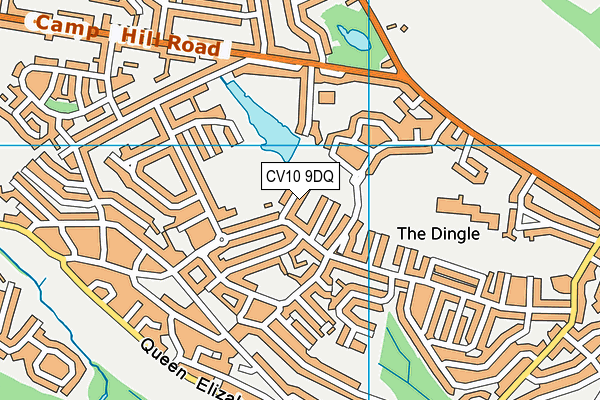 CV10 9DQ map - OS VectorMap District (Ordnance Survey)