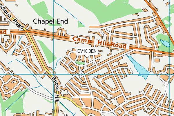 CV10 9EN map - OS VectorMap District (Ordnance Survey)