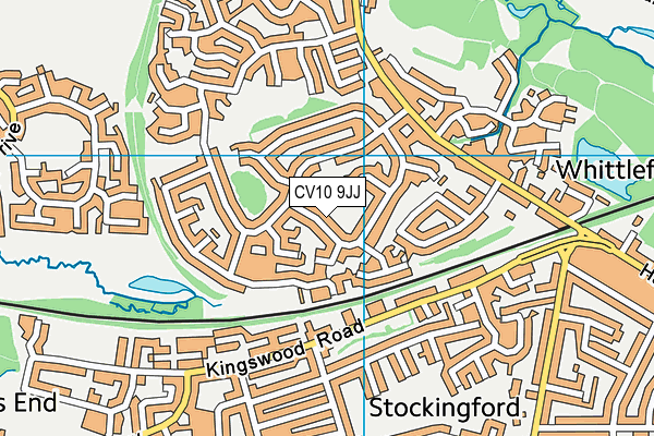 CV10 9JJ map - OS VectorMap District (Ordnance Survey)