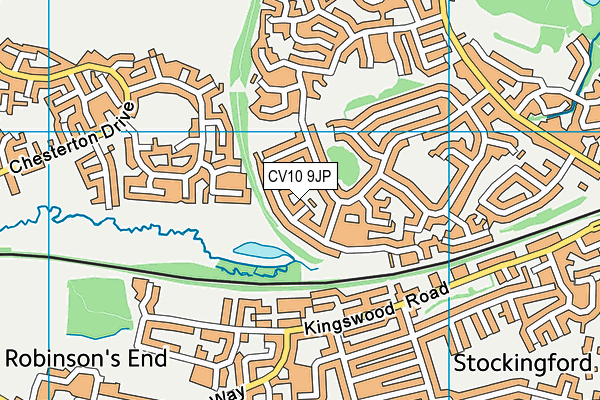 CV10 9JP map - OS VectorMap District (Ordnance Survey)