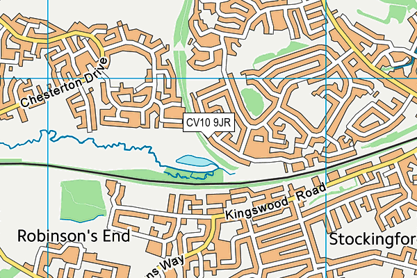 CV10 9JR map - OS VectorMap District (Ordnance Survey)