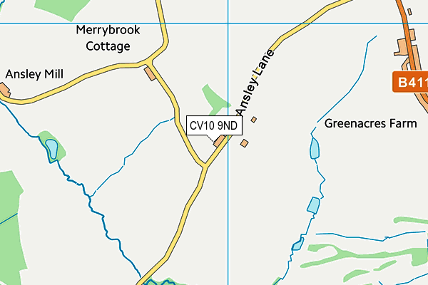 Arc School Ansley map (CV10 9ND) - OS VectorMap District (Ordnance Survey)