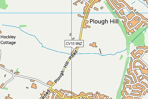 Plough Hill Golf Centre (Closed) map (CV10 9NZ) - OS VectorMap District (Ordnance Survey)