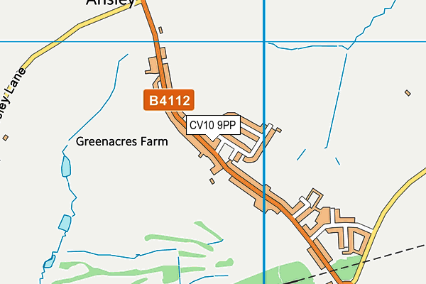 CV10 9PP map - OS VectorMap District (Ordnance Survey)