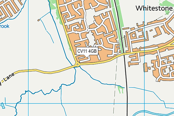 CV11 4GB map - OS VectorMap District (Ordnance Survey)