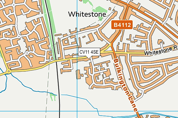 Chetwynd Junior School map (CV11 4SE) - OS VectorMap District (Ordnance Survey)