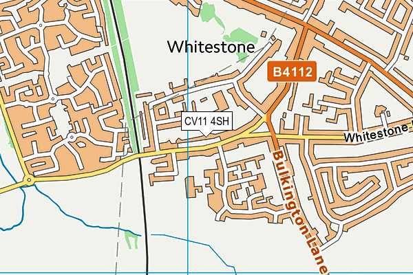 CV11 4SH map - OS VectorMap District (Ordnance Survey)