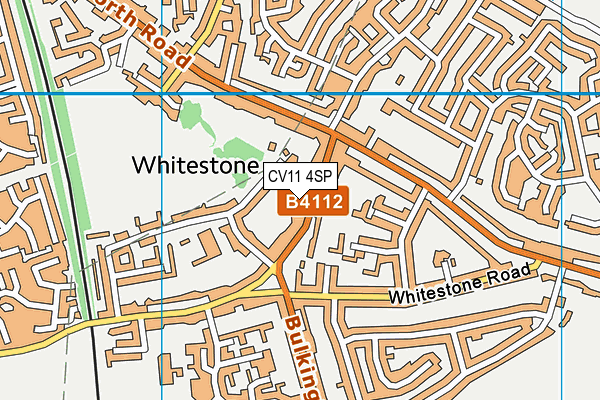 CV11 4SP map - OS VectorMap District (Ordnance Survey)