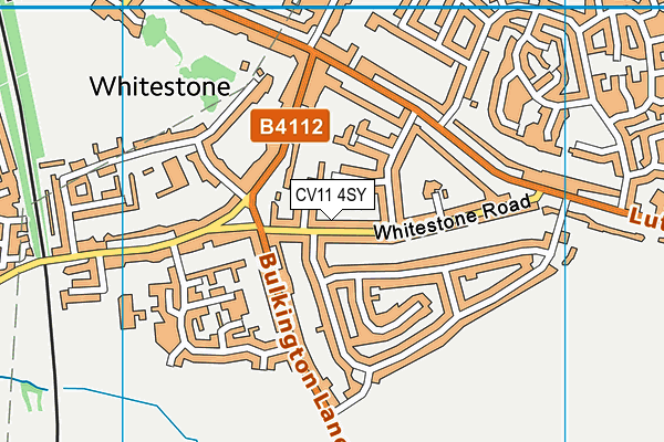 CV11 4SY map - OS VectorMap District (Ordnance Survey)