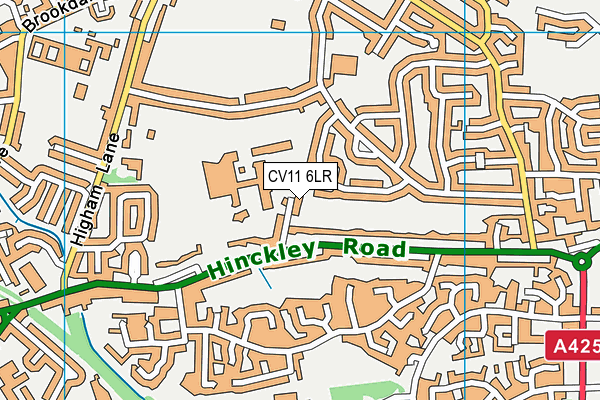 CV11 6LR map - OS VectorMap District (Ordnance Survey)