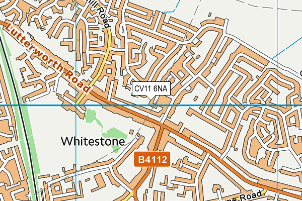 CV11 6NA map - OS VectorMap District (Ordnance Survey)