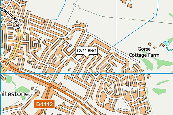 CV11 6NG map - OS VectorMap District (Ordnance Survey)