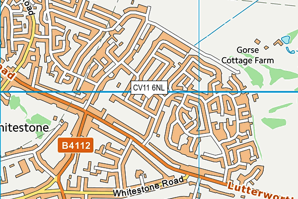 CV11 6NL map - OS VectorMap District (Ordnance Survey)