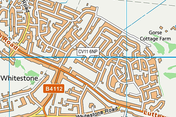CV11 6NP map - OS VectorMap District (Ordnance Survey)