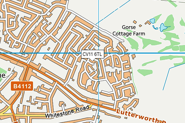 CV11 6TL map - OS VectorMap District (Ordnance Survey)