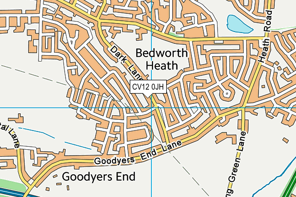 Map of THE MAKEOVER PLACE (BEDWORTH) LTD at district scale