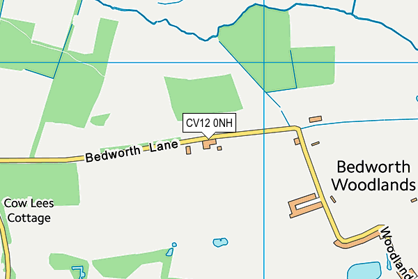 CV12 0NH map - OS VectorMap District (Ordnance Survey)