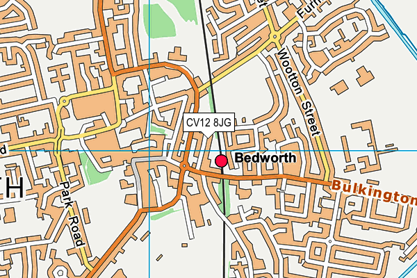 CV12 8JG map - OS VectorMap District (Ordnance Survey)