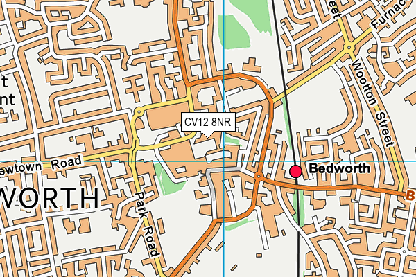 CV12 8NR map - OS VectorMap District (Ordnance Survey)