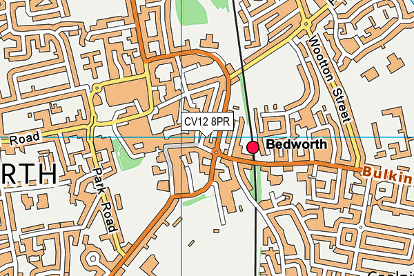 CV12 8PR map - OS VectorMap District (Ordnance Survey)