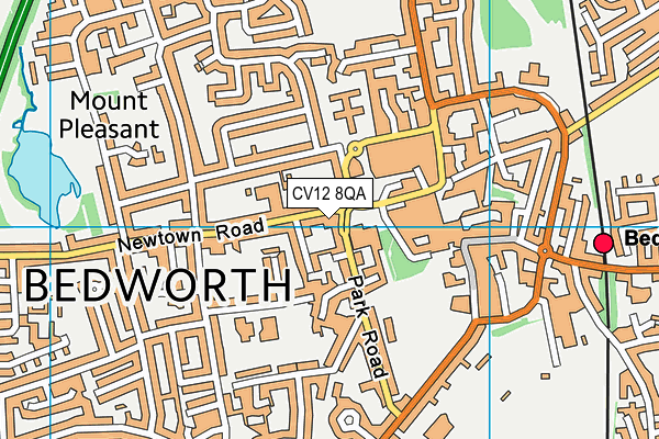Map of THE CAKE SHOP (BEDWORTH) LIMITED at district scale